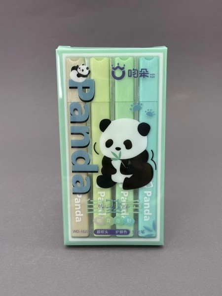Набор маркеров-текстовыделителей 4 шт "Panda", green 