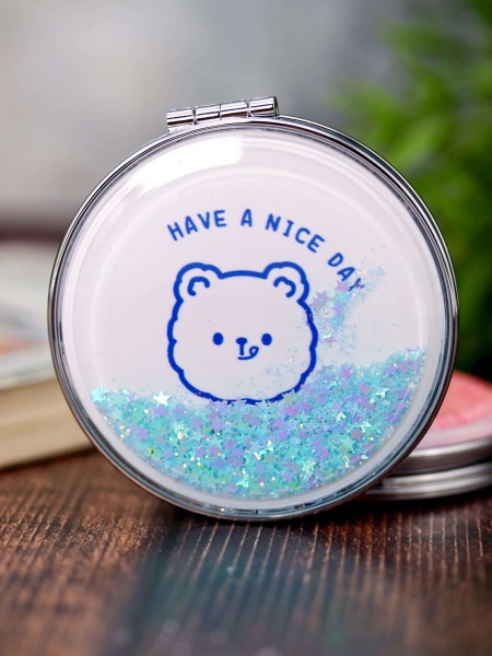 Зеркало "Head bear", blue 