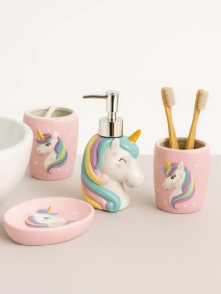 Набор для ванной комнаты «Unicorn» (набор 4 шт.) 