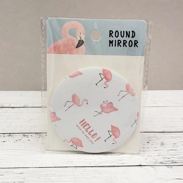 Зеркало "Hello Flamingo" white 