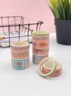 Набор декоративного скотча 10 шт. "Food stories", hare