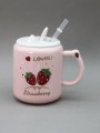 Кружка «Lovely strawberry», pink (400 ml)