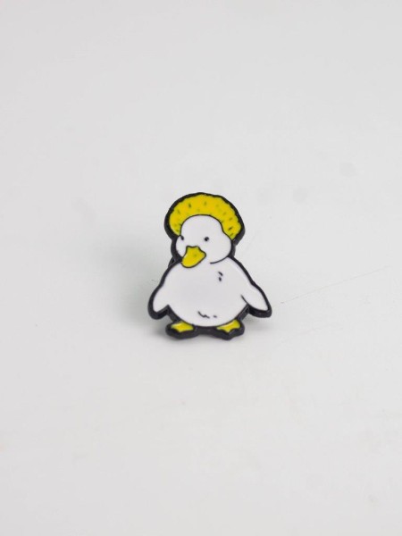 Значок металлический iLikeGift "Duck halo" 