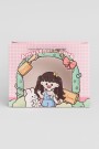 Пакет подарочный (XS) "Anime girl", pink (19.5*14.5*8.5)