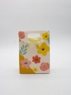 Пакет подарочный (XS) "Big flowers", yellow (12x6x16)