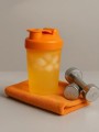 Спортивный шейкер "Matte", orange (400 ml)