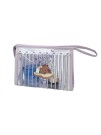 Косметичка "Happy Capybara", purple (22*6*17 см)