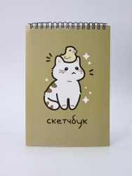 Скетчбук Аниме «Cat duck», 14х20 см,  плотность 100 гр