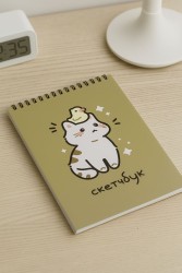 Скетчбук Аниме «Cat duck», 14х20 см,  плотность 100 гр