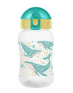 Бутылка "Dolphin" с трубочкой, green (270 ml)