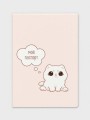 ОБЛОЖКА ДЛЯ ПАСПОРТА «Cute cat», плотность 600 мкм