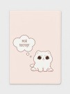 ОБЛОЖКА ДЛЯ ПАСПОРТА «Cute cat», плотность 600 мкм