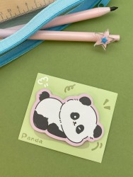 Блок стикер для записей "Panda dreaming", green