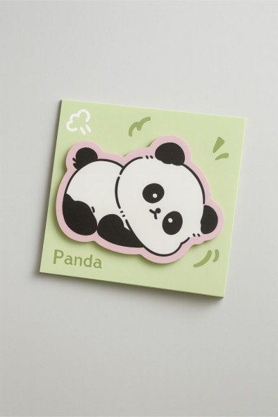 Блок стикер для записей "Panda dreaming", green 