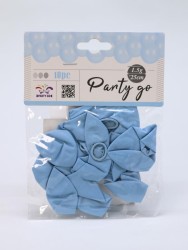 Набор воздушных шаров 10 шт. "Mellow magic", light blue (25 см)