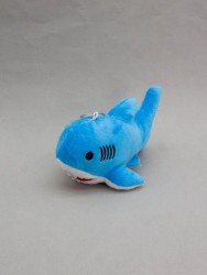 Плюшевый брелок "Smily shark", blue (15 см)