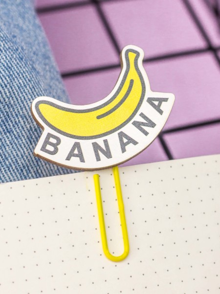 Закладка - скрепка "Banana" 