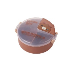 Ланчбокс «Cute animals», brown (1000 ml)