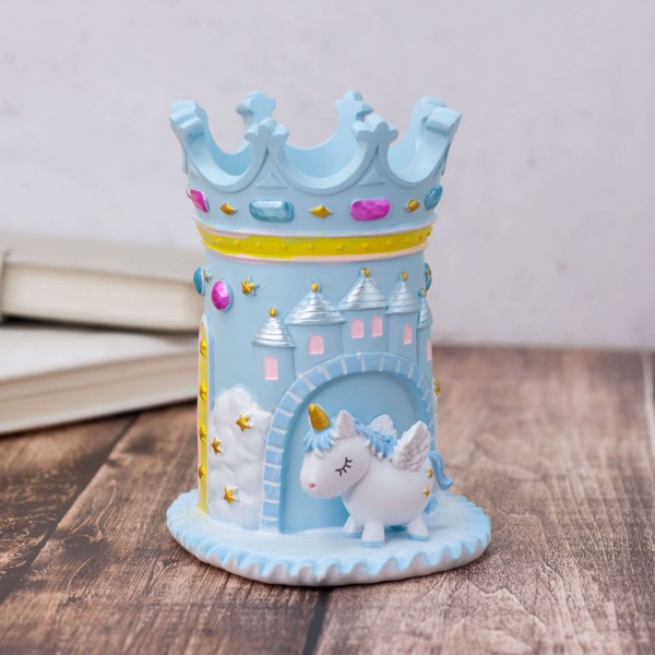 Подставка для канцелярских принадлежностей "Unicorn", blue 
