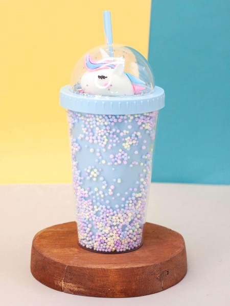 Тамблер "Unicorn styrofoam", blue (450 ml) 