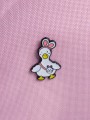 Значок металлический iLikeGift "Duck-bunny"