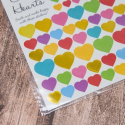 Наклейки "Hearts", mix color