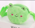 Сумочка плюшевая "Little frog", green (15*13 см)