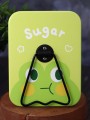 Зеркало настольное "Sugar frog", green (16*12 см)