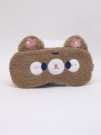 Маска для сна гелевая "Curly friends", brown