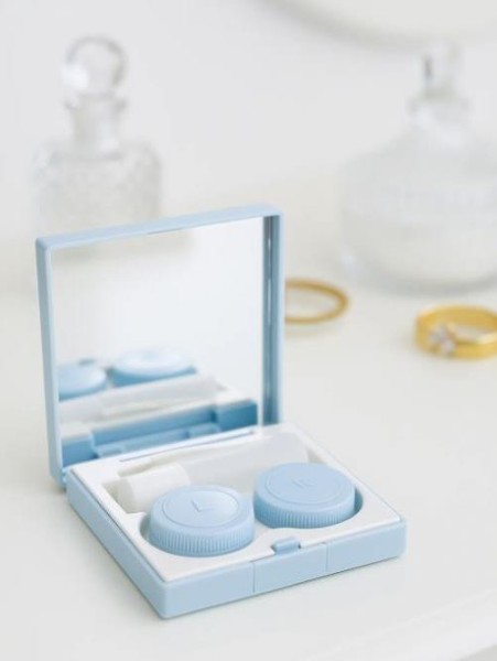 Контейнер для линз «Square», blue 