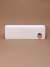 Пенал пластиковый "Tiny strawberry", white