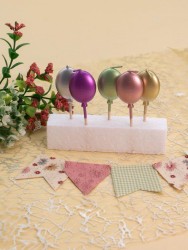 Набор свечей 5 шт. "Balloon", (7,5 см)