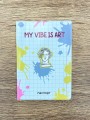 Обложка для паспорта "My vibe is art", плотность 280 мкм