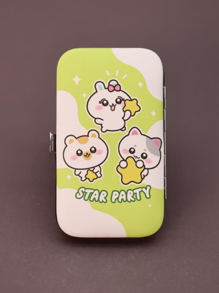 Маникюрный набор "Party with animals", green 