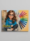 Тетрадь д/рисования  "Модницы" А4, 32л