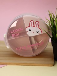 Ланчбокс «Cute animals», pink (1000 ml)