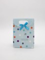 Пакет подарочный (XS) "Colorful dots", blue (12x6x16)