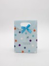 Пакет подарочный (XS) "Colorful dots", blue (12x6x16)