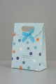Пакет подарочный (XS) "Colorful dots", blue (12x6x16)