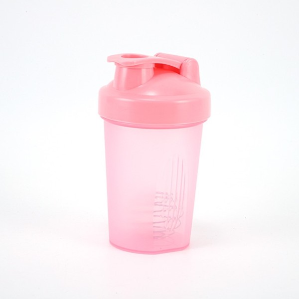 Спортивный шейкер "Matte", pink (400 ml) 