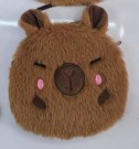 Сумочка плюшевая "Little Capybara", brown (12*10 см)