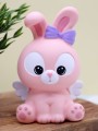 Копилка «Angel bunny», pink (18 см), пластик