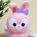 Копилка «Angel bunny», pink (18 см), пластик
