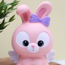 Копилка «Angel bunny», pink (18 см), пластик