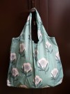 Сумка шоппер «Pink flower», green