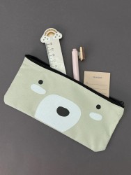 Пенал "Friendly face", beige (19*9 см)