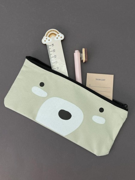 Пенал "Friendly face", beige (19*9 см) 