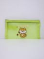 Пенал "Shiba-inu yummy", green (11.6*19 см)