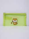 Пенал "Shiba-inu yummy", green (11.6*19 см)