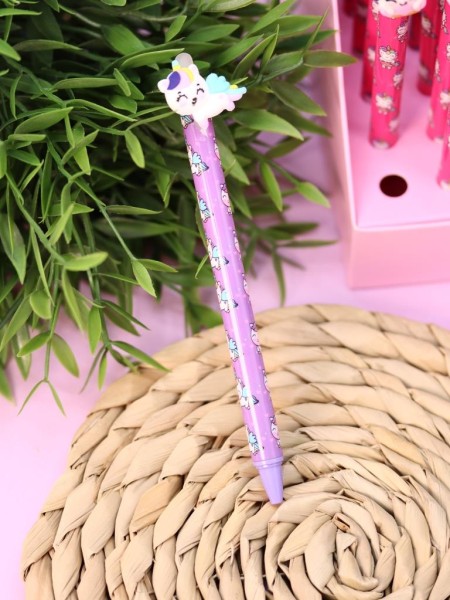 Ручка пиши-стирай "Cute unicorn", purple 